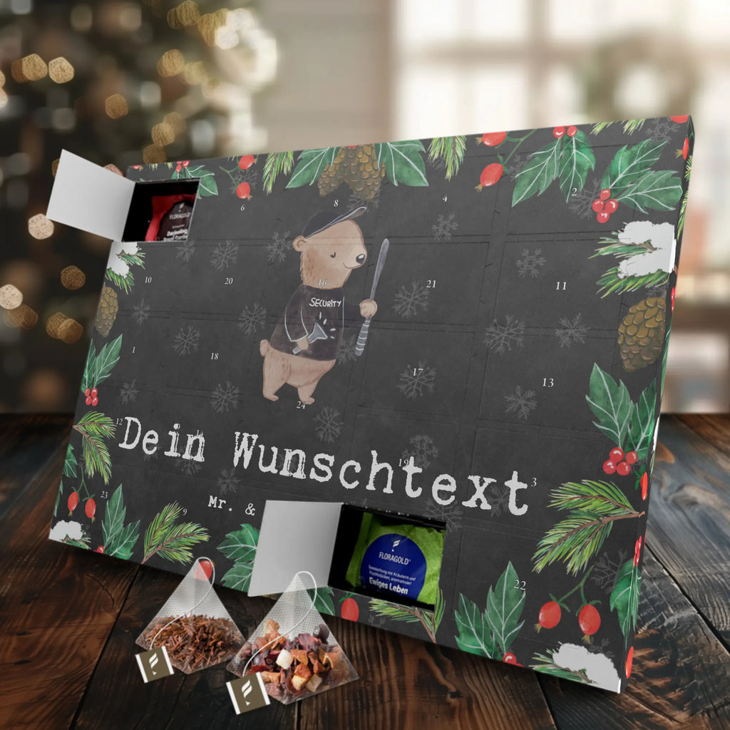 Personalisierter Tee Adventskalender Personenschützer Leidenschaft Personalisierter Tee Adventskalender, Geschenk, Schenken, Jubiläum, Danke, Dankeschön, Beruf, Ausbildung, Abschied, Rente, Kollege, Kollegin, Arbeitskollege, Mitarbeiter, Firma, Personenschützer, Bodyguard