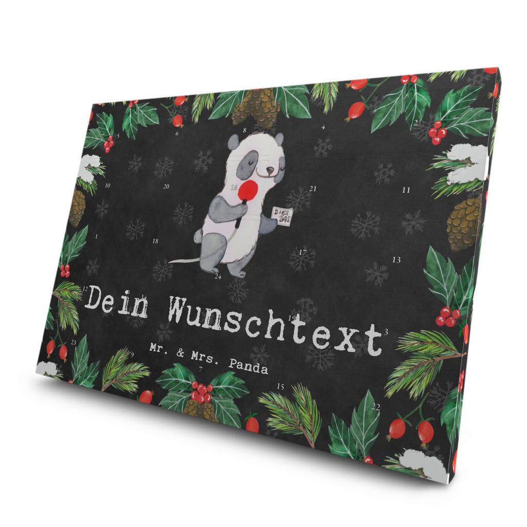 Personalisierter Tee Adventskalender Reporter Leidenschaft Personalisierter Tee Adventskalender, Geschenk, Schenken, Jubiläum, Danke, Dankeschön, Beruf, Ausbildung, Abschied, Rente, Kollege, Kollegin, Arbeitskollege, Mitarbeiter, Firma