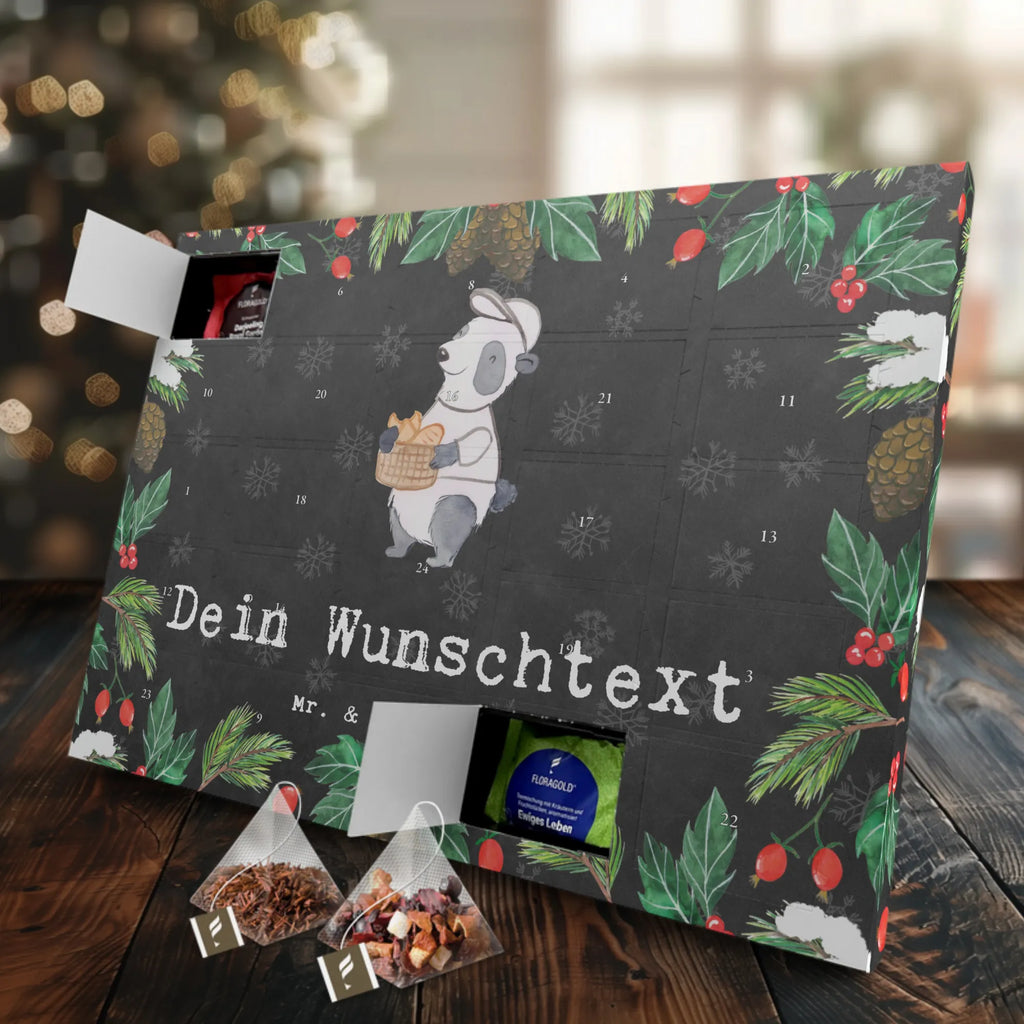 Personalisierter Tee Adventskalender Bäckereifachverkäufer Leidenschaft Personalisierter Tee Adventskalender, Geschenk, Schenken, Jubiläum, Danke, Dankeschön, Beruf, Ausbildung, Abschied, Rente, Kollege, Kollegin, Arbeitskollege, Mitarbeiter, Firma, Bäckerei, Backwarenverkäufer, Bäckerladen, Brotmanufaktur, Backstube, Bäckereifachverkäufer