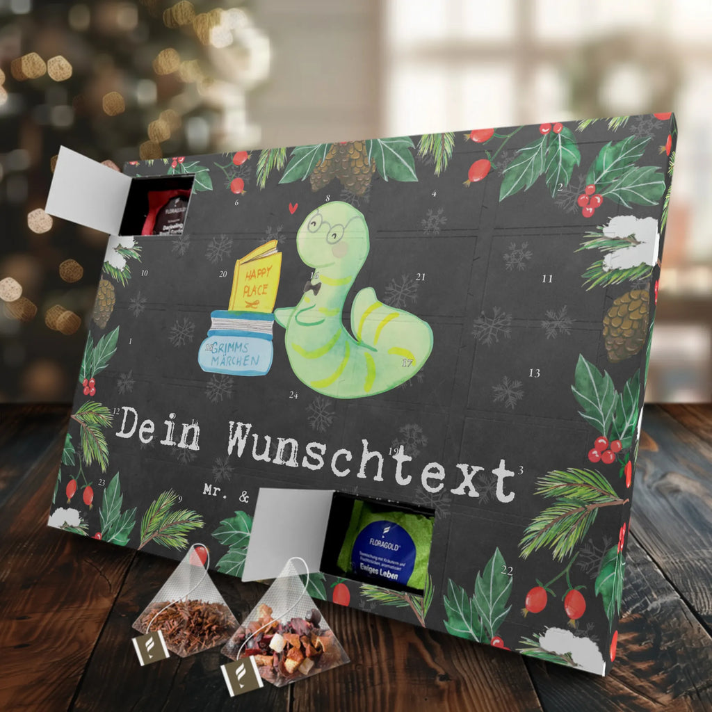 Personalisierter Tee Adventskalender Buchhändler Leidenschaft Personalisierter Tee Adventskalender, Geschenk, Schenken, Jubiläum, Danke, Dankeschön, Beruf, Ausbildung, Abschied, Rente, Kollege, Kollegin, Arbeitskollege, Mitarbeiter, Firma, Bücherwurm, Buchhändler, Buchhandlung, Buchverkäufer, Bibliothekar