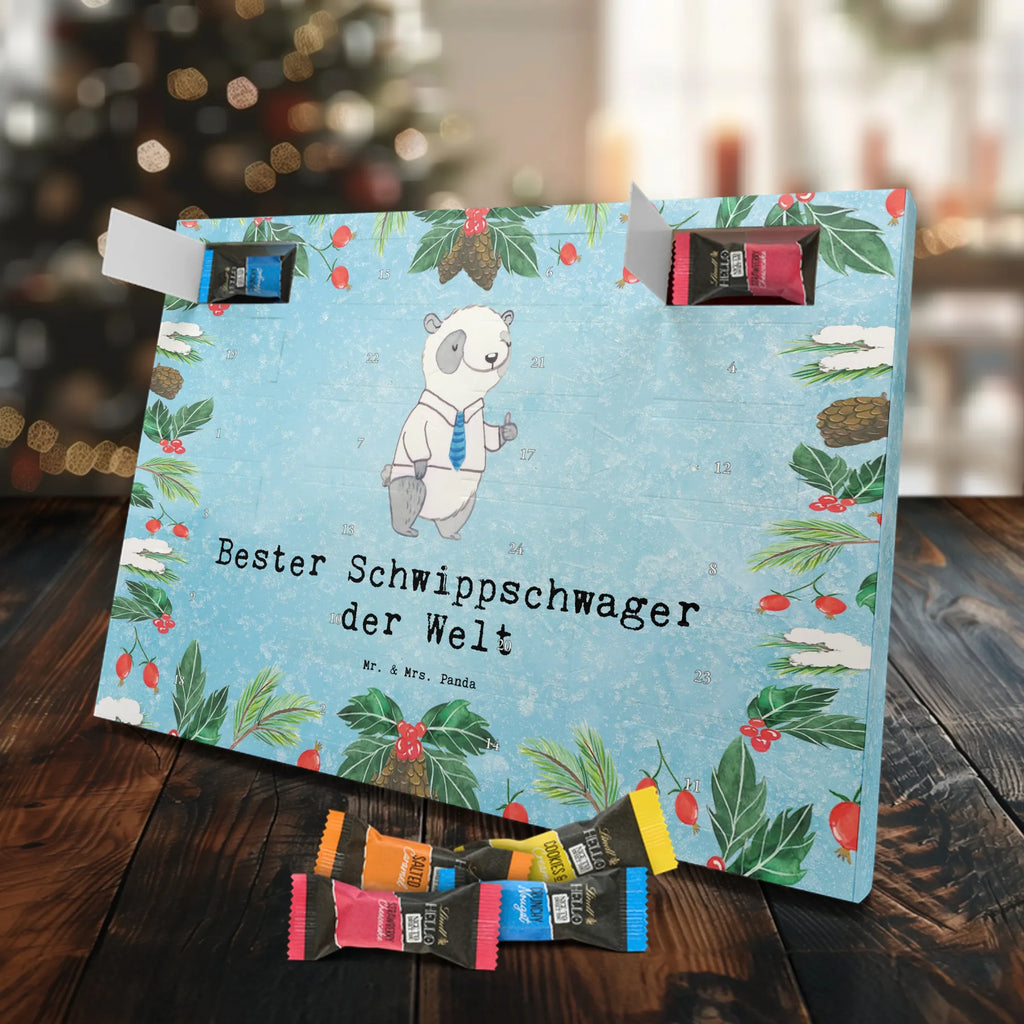 Chocolate advent calendar panda Best brother-in-law in the world gift, thank you, birthday present, giving, birthday, gift tip, make you happy, for, gift idea, married, relatives, spouse&#39;s brother-in-law, brother-in-law