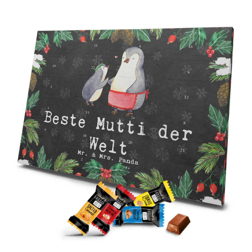 Chocolate advent calendar penguin Best mom in the world gift, thank you, birthday present, giving, birthday, gift tip, make you happy, for, gift idea, Thank You, Super Mom, Best Mom, Mother&#39;s Day, Daughter, Mother, Best, Son