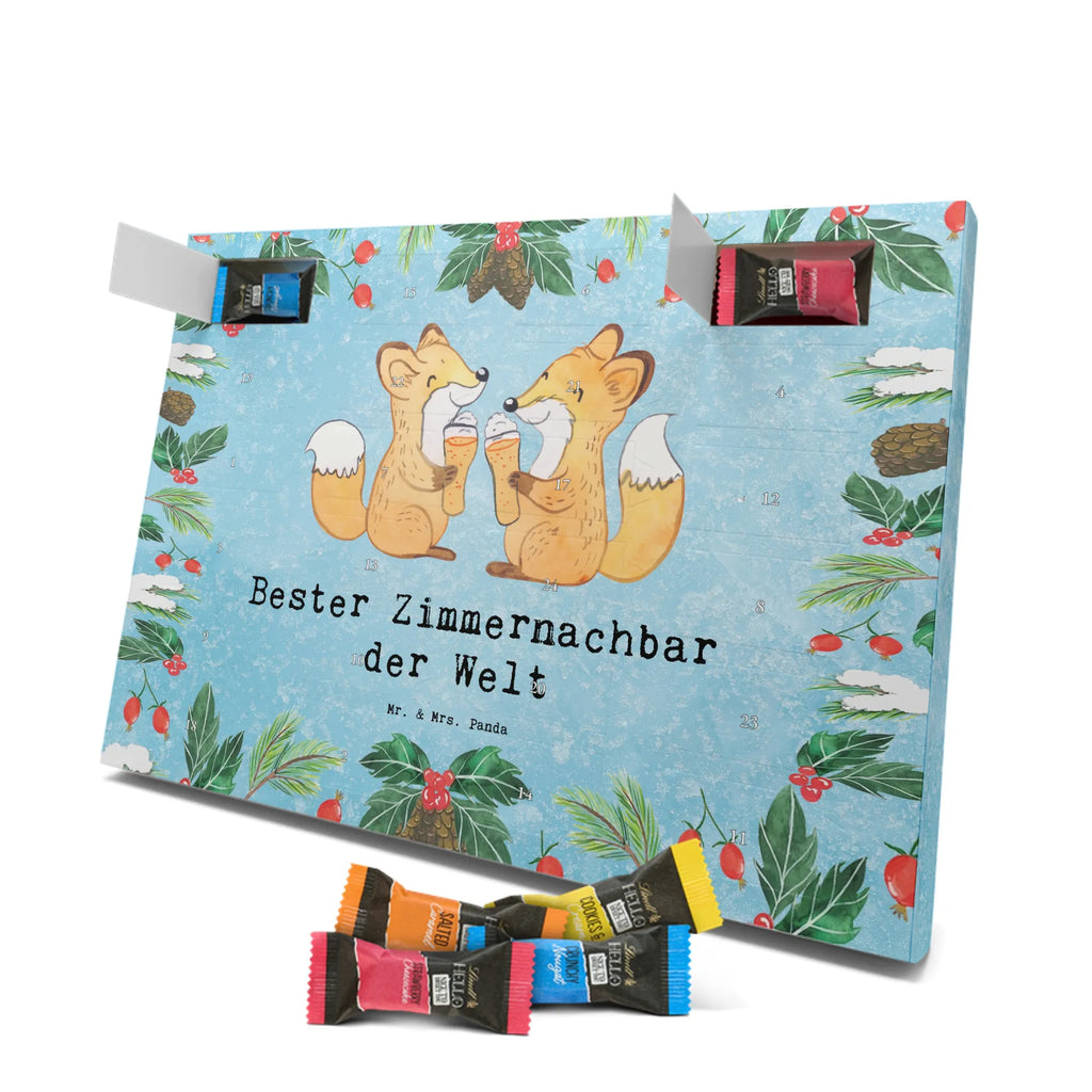 Chocolate advent calendar Fox Best roommate in the world gift, thank you, birthday present, giving, birthday, gift tip, make you happy, for, gift idea, neighbor, room, roommates, flat share, Roommate, dormitory, colleague, student dormitory, hospital
