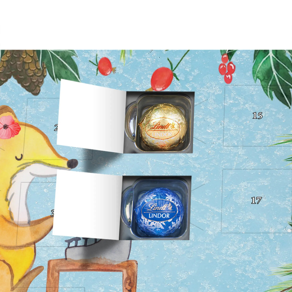 Chocolate advent calendar Fox Best colleague in the world gift, birthday, gift idea, birthday present, giving, thank you, for, make you happy, gift tip, colleague, work, retirement, farewell gift, girlfriend, fellow worker, co-worker, Work colleague
