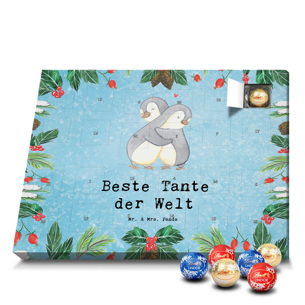 Chocolate advent calendar penguin best aunt in the world gift, birthday, gift idea, birthday present, giving, thank you, for, make you happy, gift tip, Aunt, christening partner, niece, favorite aunt, baptism, little thing, godfather aunt, godmother, nephew