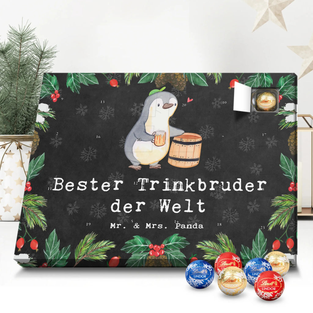 Chocolate advent calendar penguin Best drinking brother in the world gift, thank you, birthday present, giving, birthday, gift tip, make you happy, for, gift idea, Drinking buddy, drinking, trifle, cronies, drinking buddies