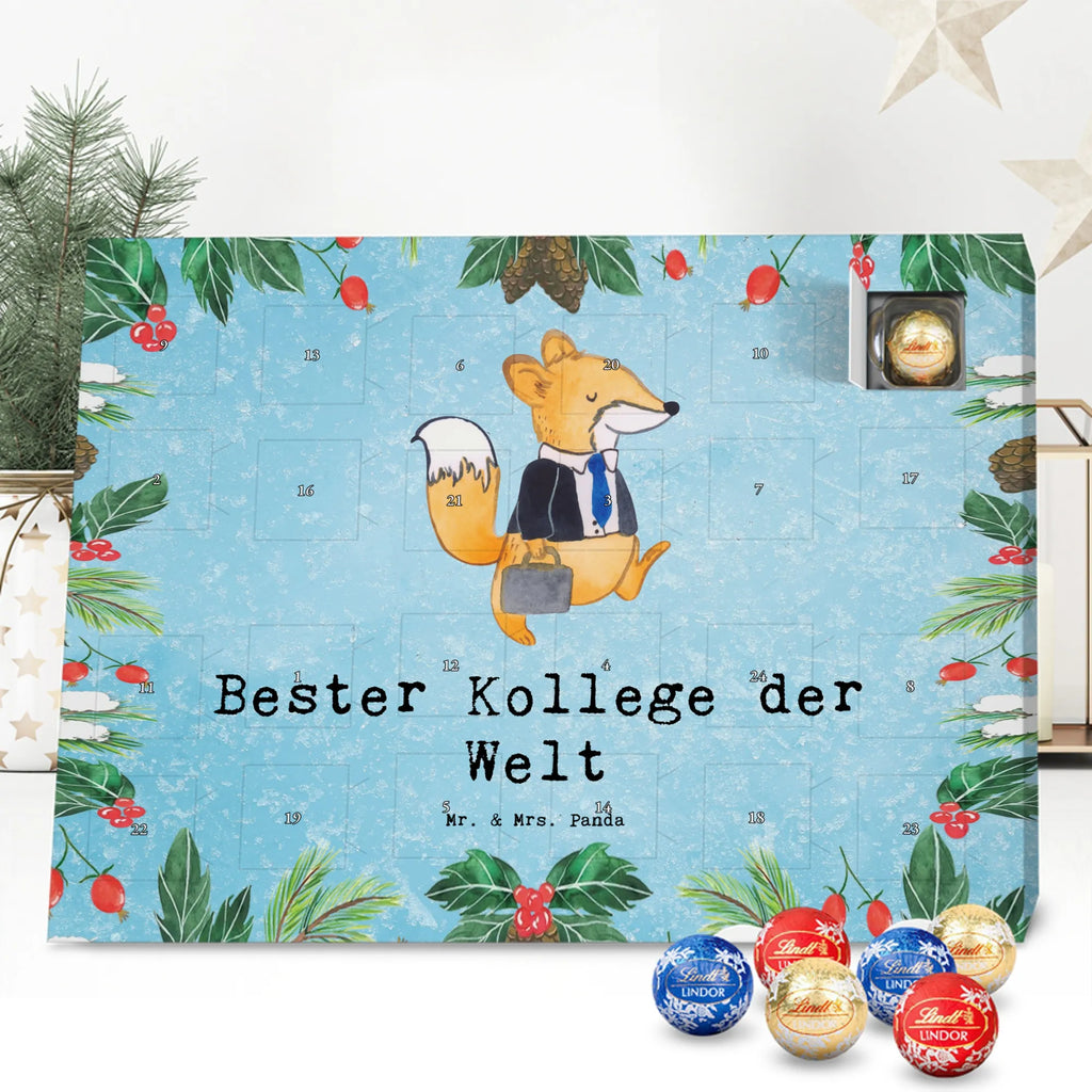 Chocolate advent calendar Fox Best colleague in the world gift, birthday, gift idea, birthday present, giving, thank you, for, make you happy, gift tip, colleague, fellow worker, employee, farewell gift, Work colleague, profession, retirement, work