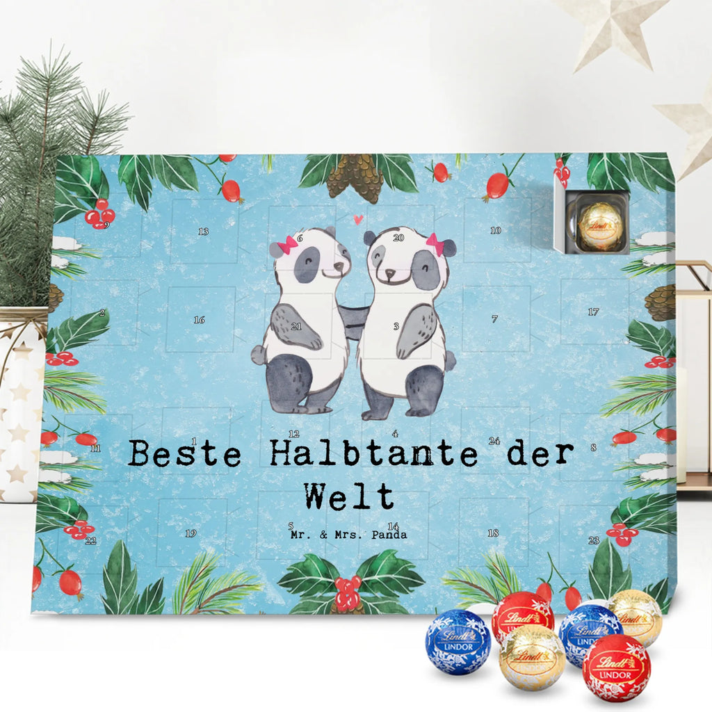 Chocolate advent calendar panda Best half-aunt in the world gift, thank you, birthday present, giving, birthday, gift tip, make you happy, for, gift idea, trifle, step aunt, aunt, Half aunt, step siblings, step, best aunt