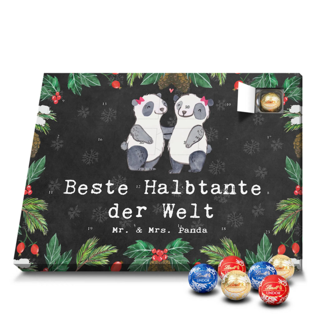 Chocolate advent calendar panda Best half-aunt in the world gift, thank you, birthday present, giving, birthday, gift tip, make you happy, for, gift idea, trifle, step aunt, aunt, Half aunt, step siblings, step, best aunt