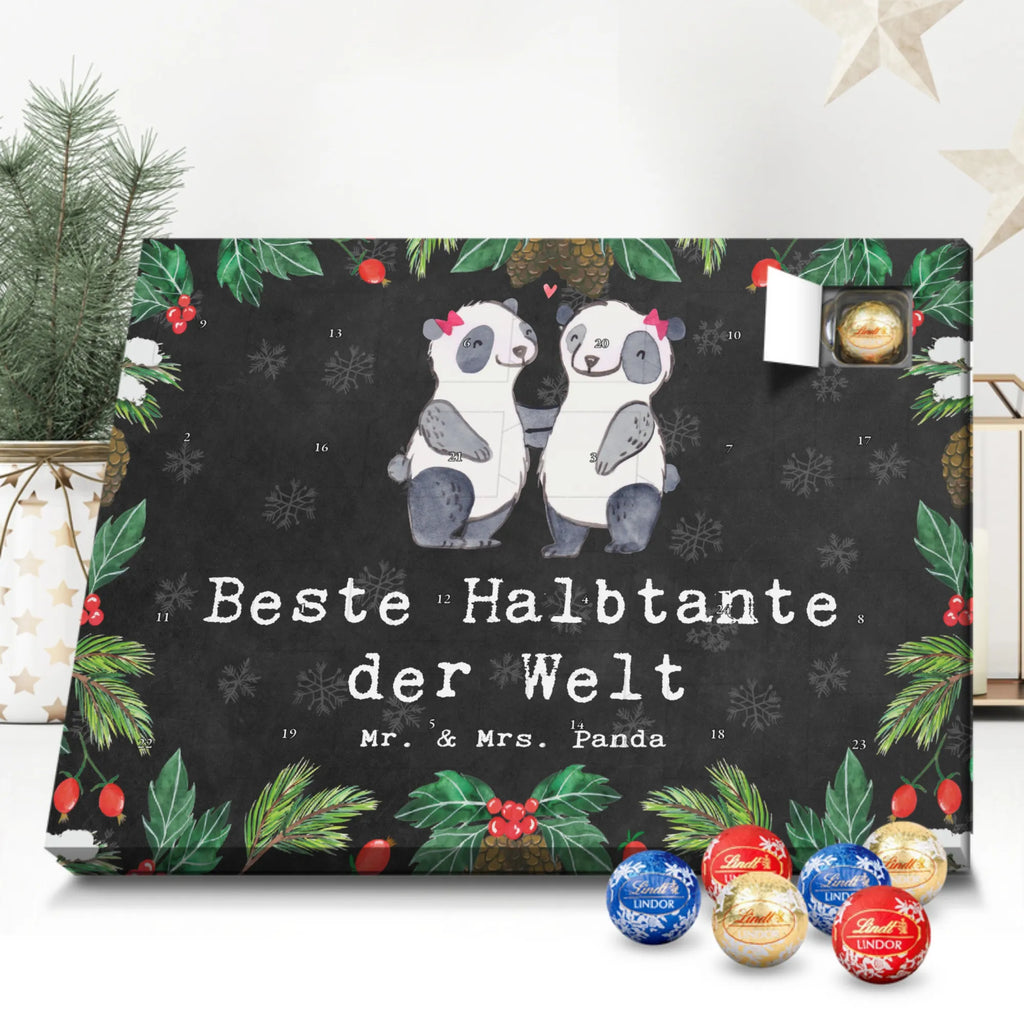 Chocolate advent calendar panda Best half-aunt in the world gift, thank you, birthday present, giving, birthday, gift tip, make you happy, for, gift idea, trifle, step aunt, aunt, Half aunt, step siblings, step, best aunt