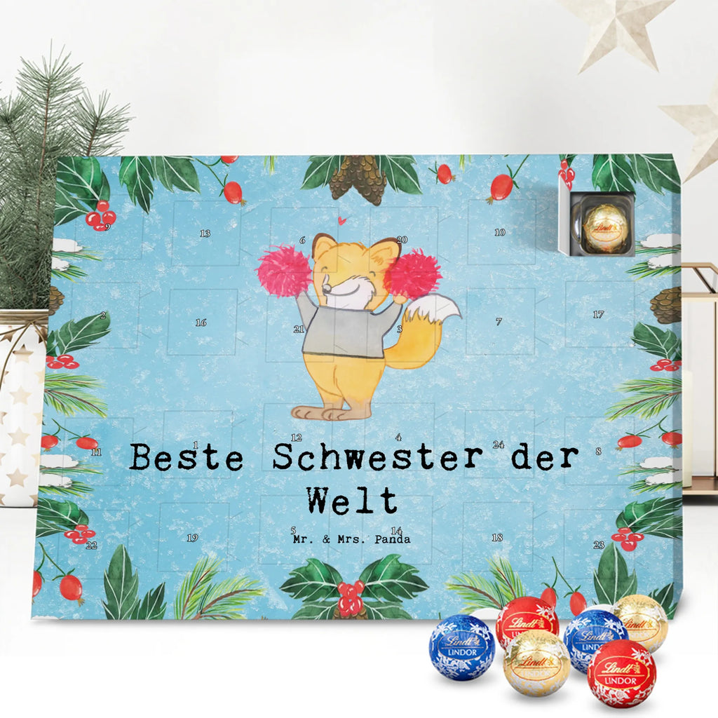 Chocolate advent calendar Fox best sister in the world gift, thank you, birthday present, giving, birthday, gift tip, make you happy, for, gift idea, Gift, Sibling, Trifle, Best, Daughter