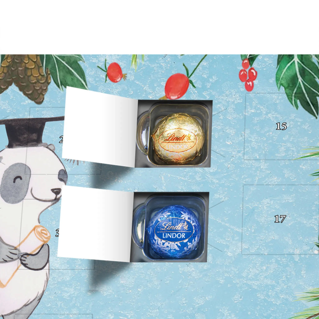 Chocolate advent calendar panda Best bachelor in the world gift, birthday, gift idea, birthday present, giving, thank you, for, make you happy, gift tip, graduation, students, son, college, humorous, model student, university, study, fun