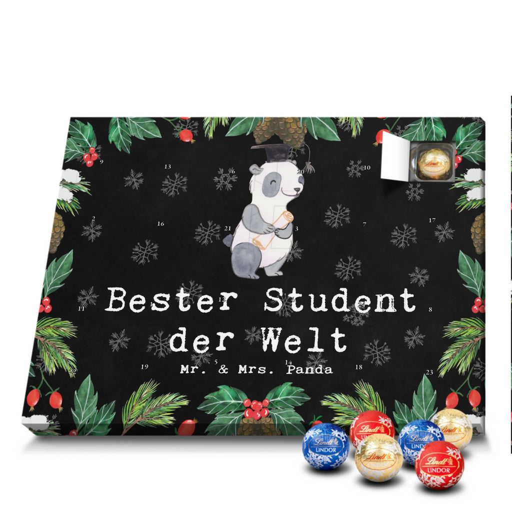 Chocolate advent calendar penguin Best student in the world gift, thank you, birthday present, giving, birthday, gift tip, make you happy, for, gift idea, fun, model student, students, graduation, study, humorous, college, university, son