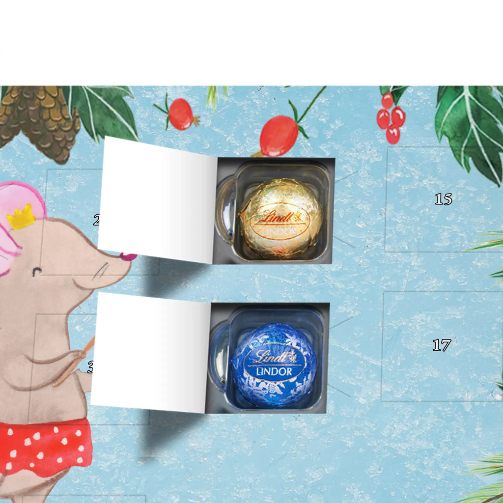 Chocolate advent calendar Mouse best niece in the world gift, birthday, gift idea, birthday present, giving, thank you, for, make you happy, gift tip, sister&#39;s daughter, godmother, uncle, christening, aunt, godchild, best, brother&#39;s daughter, godfather, Niece