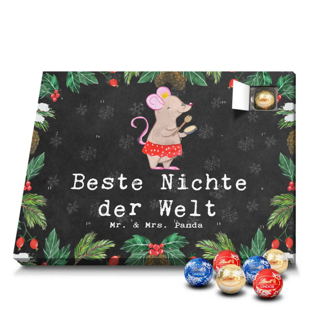 Chocolate advent calendar Mouse best niece in the world gift, birthday, gift idea, birthday present, giving, thank you, for, make you happy, gift tip, sister&#39;s daughter, godmother, uncle, christening, aunt, godchild, best, brother&#39;s daughter, godfather, Niece