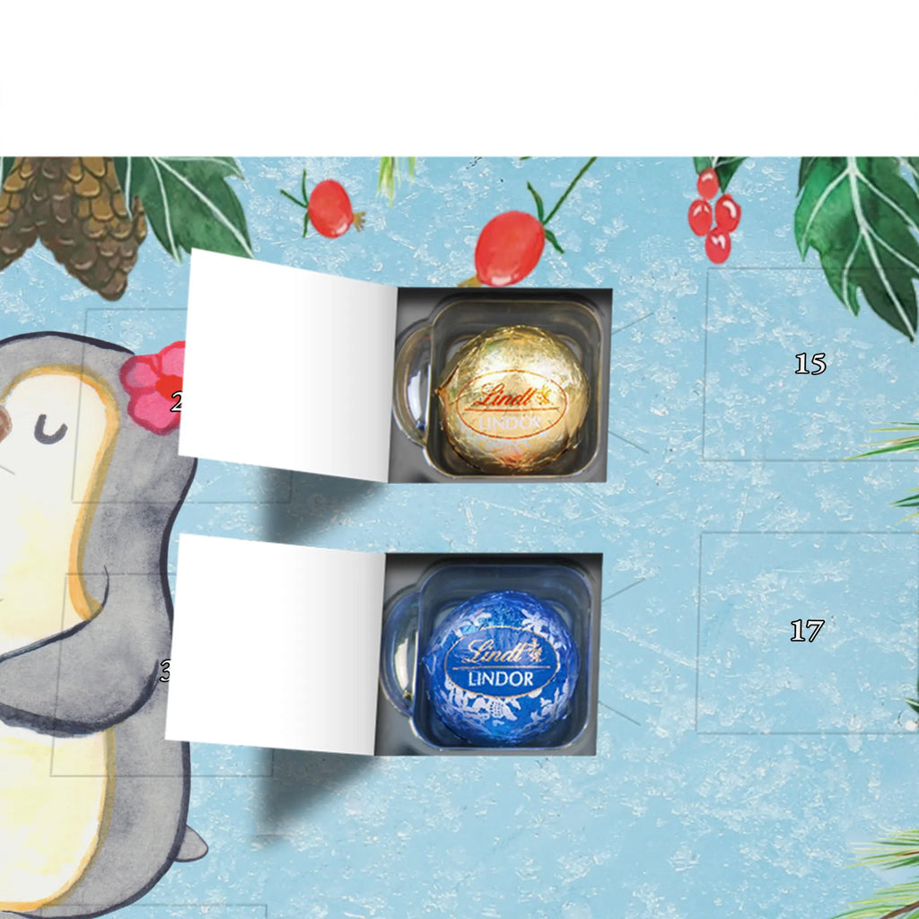 Chocolate advent calendar penguin Best mother in law in the world gift, birthday, gift idea, birthday present, giving, thank you, for, make you happy, gift tip, spouse&#39;s mother, mother, by marriage, parents-in-law, Mother-in-law