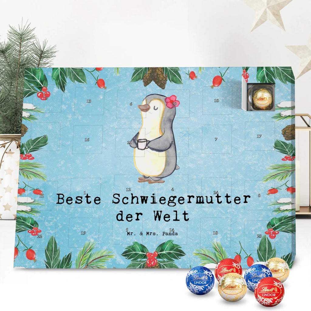 Chocolate advent calendar penguin Best mother in law in the world gift, birthday, gift idea, birthday present, giving, thank you, for, make you happy, gift tip, spouse&#39;s mother, mother, by marriage, parents-in-law, Mother-in-law