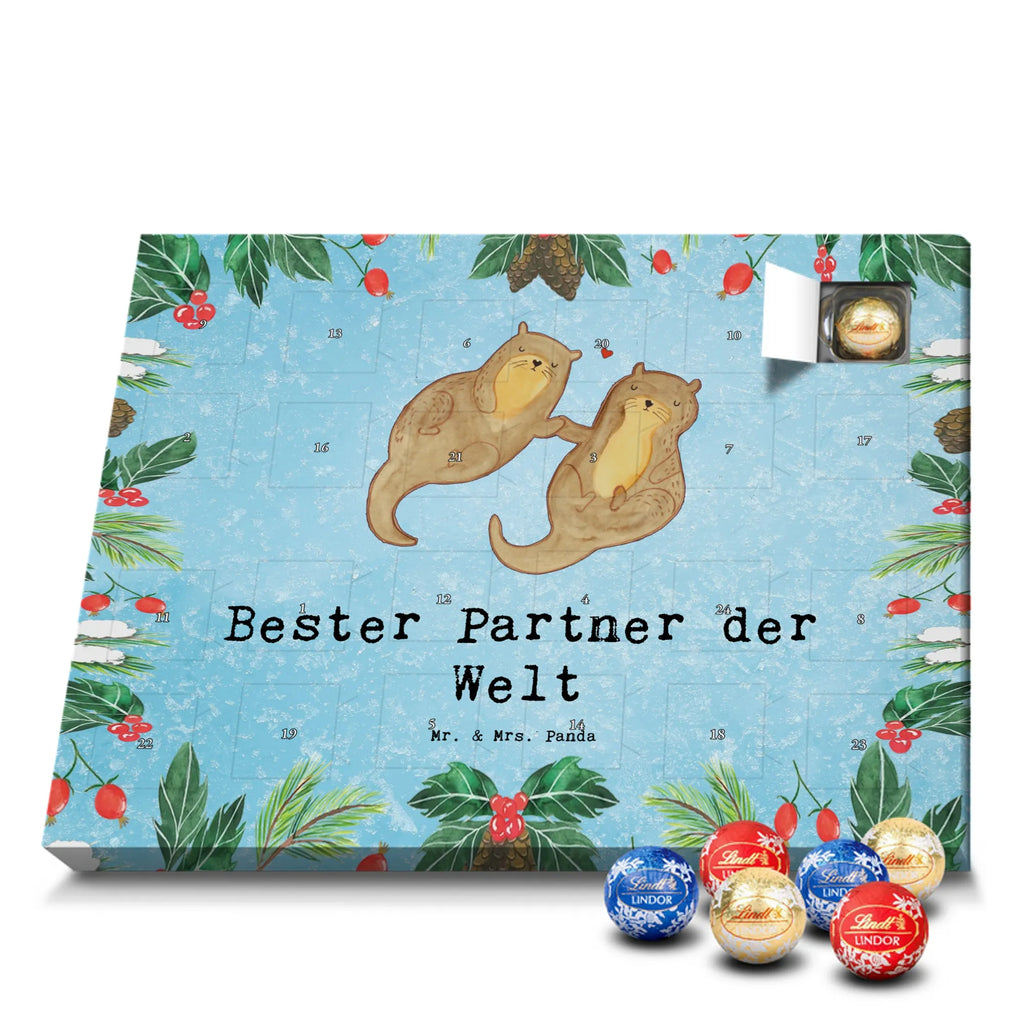 Chocolate advent calendar otter Best partner in the world gift, birthday, gift idea, birthday present, giving, thank you, for, make you happy, gift tip, couple, Wife, Spouse, Husband. Girlfriend, Woman, significant other, boyfriend, Man