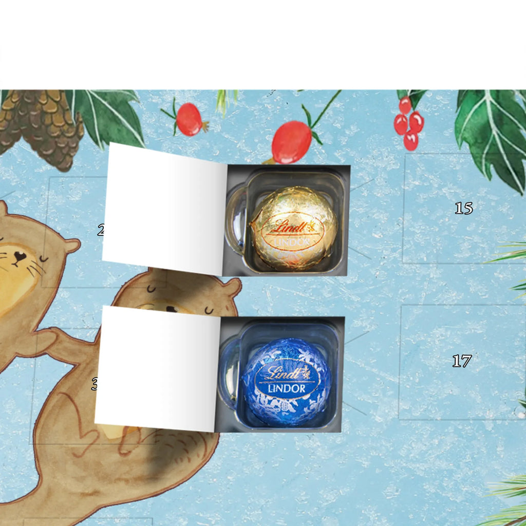 Chocolate advent calendar otter Best partner in the world gift, birthday, gift idea, birthday present, giving, thank you, for, make you happy, gift tip, couple, Wife, Spouse, Husband. Girlfriend, Woman, significant other, boyfriend, Man