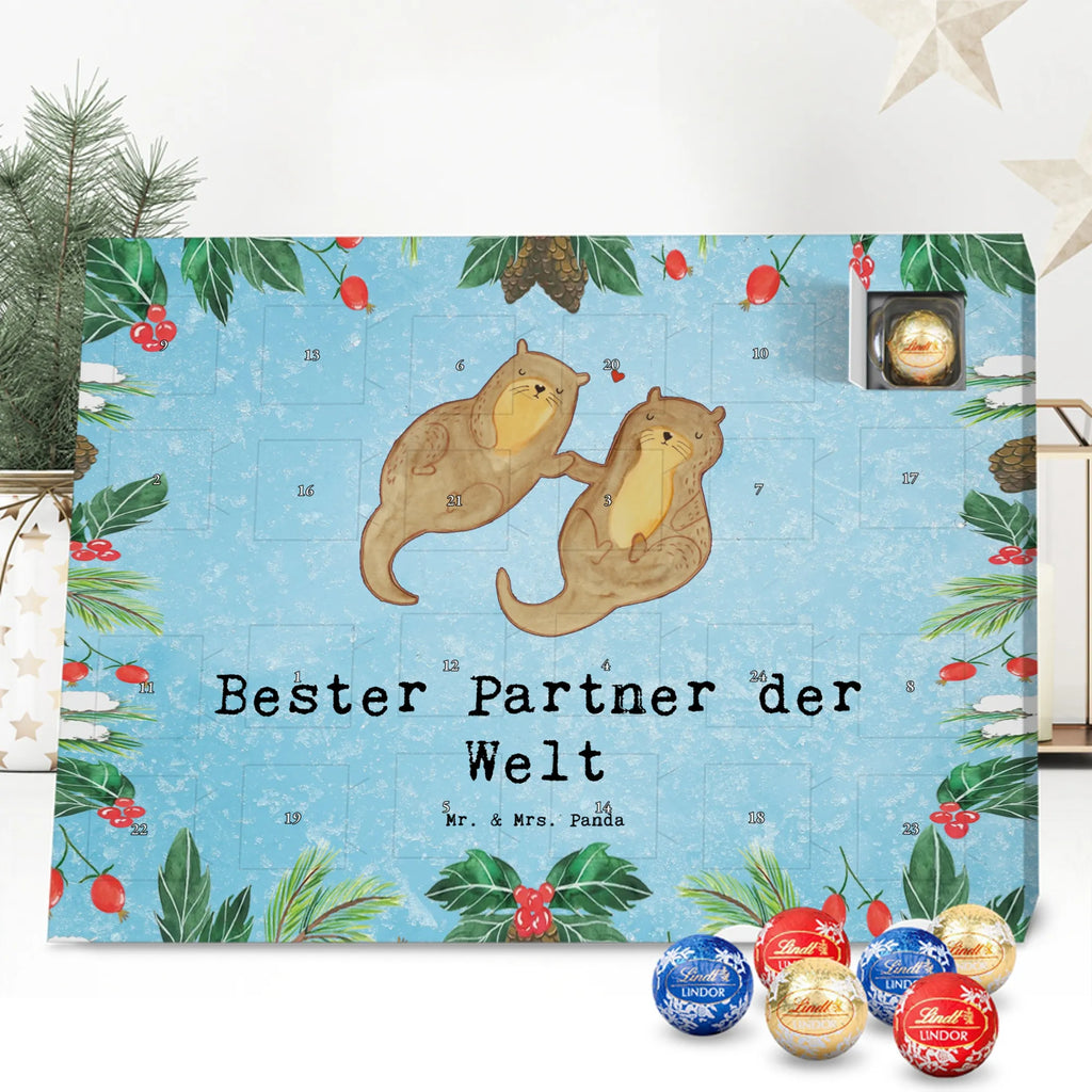 Chocolate advent calendar otter Best partner in the world gift, birthday, gift idea, birthday present, giving, thank you, for, make you happy, gift tip, couple, Wife, Spouse, Husband. Girlfriend, Woman, significant other, boyfriend, Man