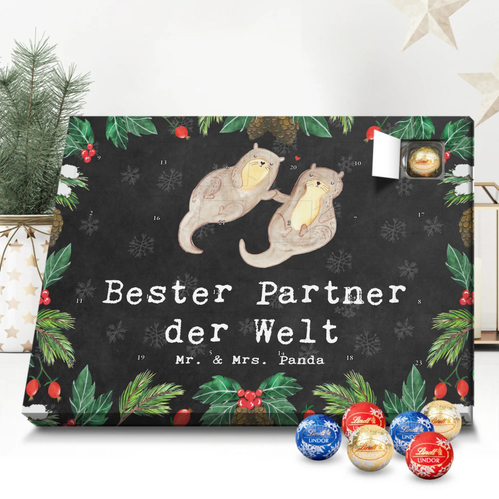 Chocolate advent calendar otter Best partner in the world gift, birthday, gift idea, birthday present, giving, thank you, for, make you happy, gift tip, couple, Wife, Spouse, Husband. Girlfriend, Woman, significant other, boyfriend, Man