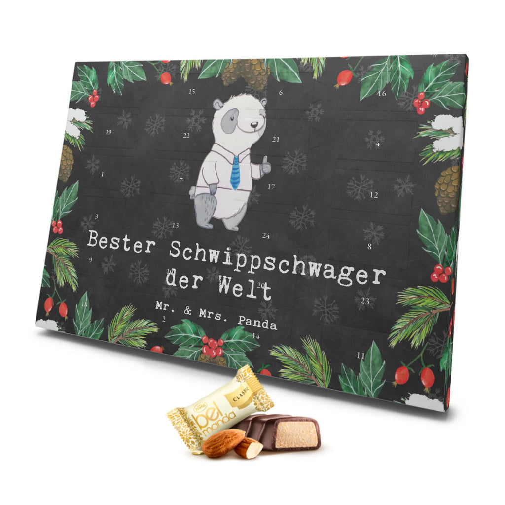 Marzipan Adventskalender Panda Bester Schwippschwager der Welt Marzipan Adventskalender, für, Dankeschön, Geschenk, Schenken, Geburtstag, Geburtstagsgeschenk, Geschenkidee, Danke, Bedanken, Mitbringsel, Freude machen, Geschenktipp, angeheiratet, Schwager, Schwager des Ehepartners, Familie, Schwibschwager, Verwandtschaft, Schwippschwager, Schwipschwager