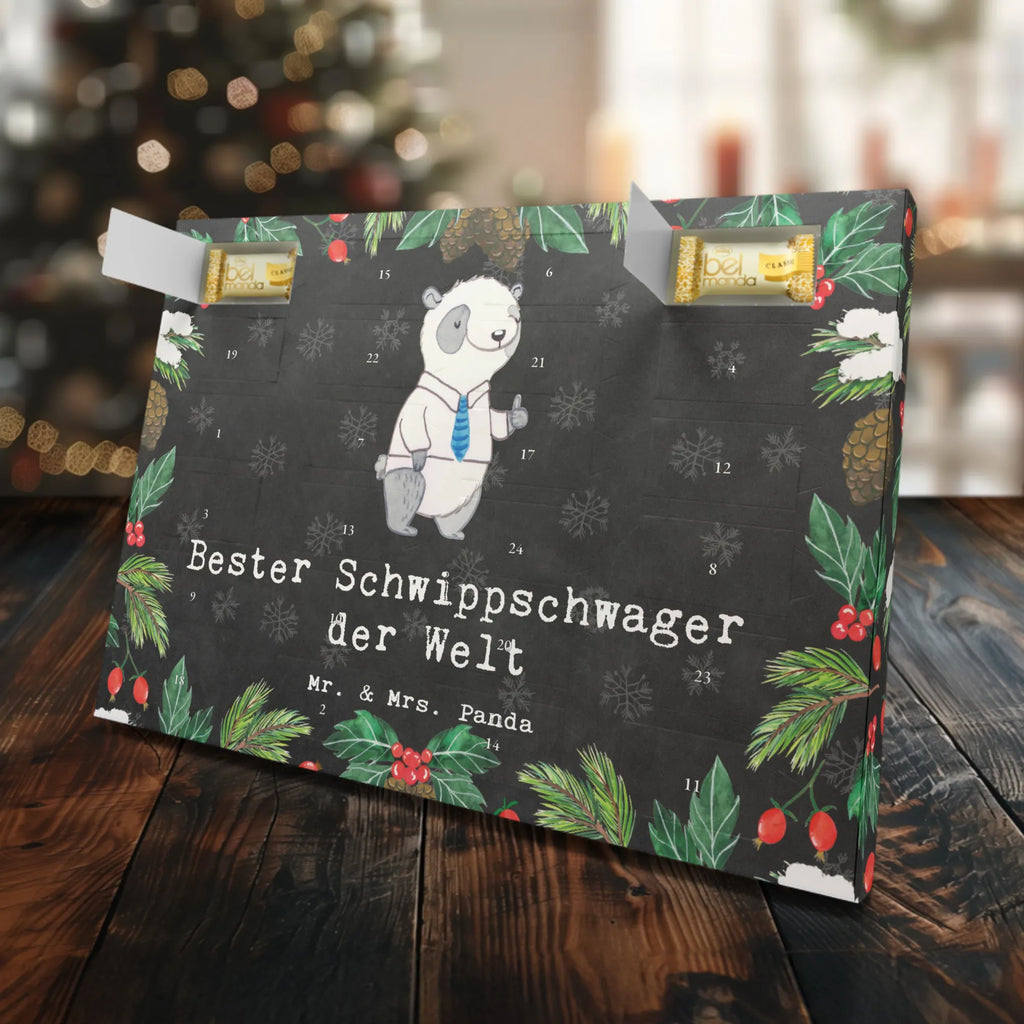 Marzipan Adventskalender Panda Bester Schwippschwager der Welt Marzipan Adventskalender, für, Dankeschön, Geschenk, Schenken, Geburtstag, Geburtstagsgeschenk, Geschenkidee, Danke, Bedanken, Mitbringsel, Freude machen, Geschenktipp, angeheiratet, Schwager, Schwager des Ehepartners, Familie, Schwibschwager, Verwandtschaft, Schwippschwager, Schwipschwager