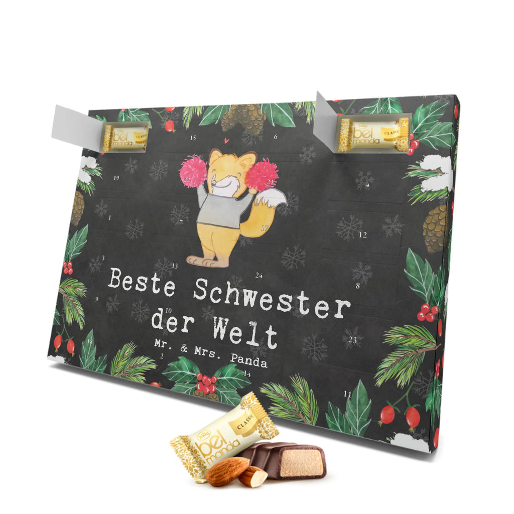 Marzipan Adventskalender Fuchs Beste Schwester der Welt Marzipan Adventskalender, für, Dankeschön, Geschenk, Schenken, Geburtstag, Geburtstagsgeschenk, Geschenkidee, Danke, Bedanken, Mitbringsel, Freude machen, Geschenktipp, Geschwister, Tochter, Schwesterherz, Kleinigkeit, Sister, Beste, Schwester, Familie