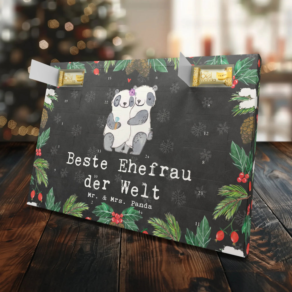 Marzipan Adventskalender Panda Beste Ehefrau der Welt Marzipan Adventskalender, für, Dankeschön, Geschenk, Schenken, Geburtstag, Geburtstagsgeschenk, Geschenkidee, Danke, Bedanken, Mitbringsel, Freude machen, Geschenktipp, Freundin, Partnerin, Ehefrau, Liebling, Hochzeit, Ehepartner, Ehe, Beste, Kleinigkeit, Braut, Lebensgefährtin, Traumfrau, Frau, Gattin