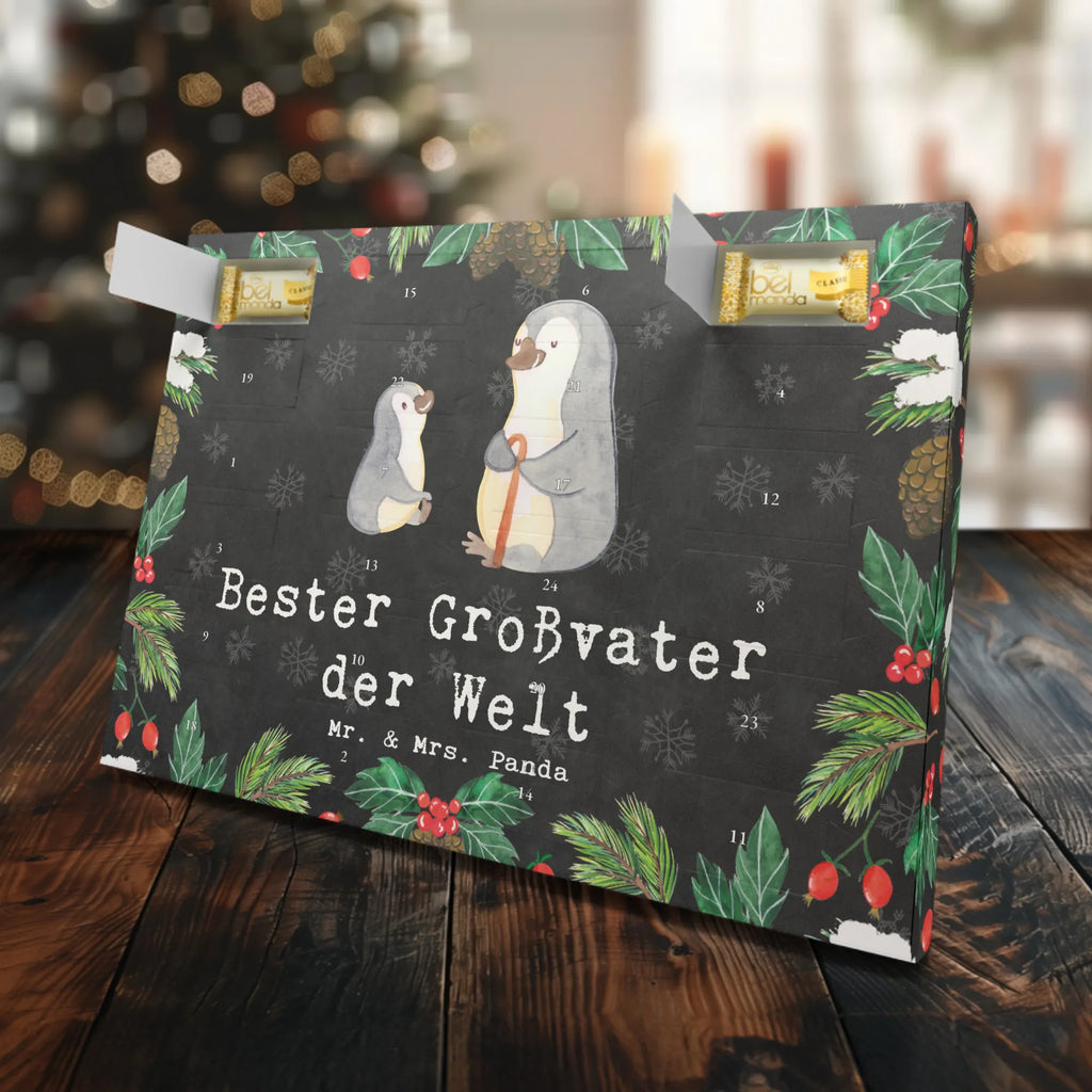 Marzipan Adventskalender Pinguin Bester Großvater der Welt Marzipan Adventskalender, für, Dankeschön, Geschenk, Schenken, Geburtstag, Geburtstagsgeschenk, Geschenkidee, Danke, Bedanken, Mitbringsel, Freude machen, Geschenktipp, enkel, Grossvater, Großeltern, Oppa, Kleinigkeit, Opa, Oppi, Enkelin, Großvater, Enkelkind, Bester, Opi. Großpapa
