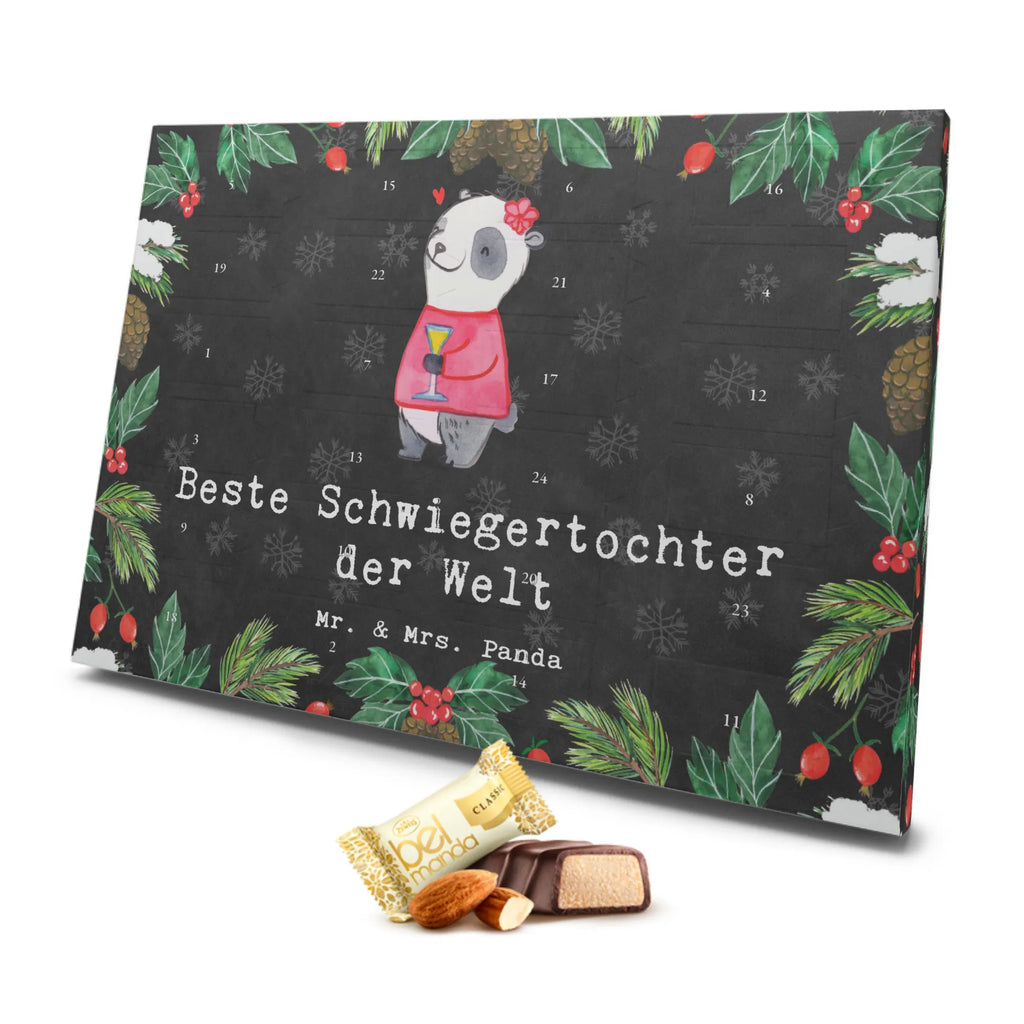 Marzipan Adventskalender Panda Beste Schwiegertochter der Welt Marzipan Adventskalender, für, Dankeschön, Geschenk, Schenken, Geburtstag, Geburtstagsgeschenk, Geschenkidee, Danke, Bedanken, Mitbringsel, Freude machen, Geschenktipp, Ehefrau des Sohns, Hochzeit, Frau, Tochter, Schwiegertochter, angeheiratet