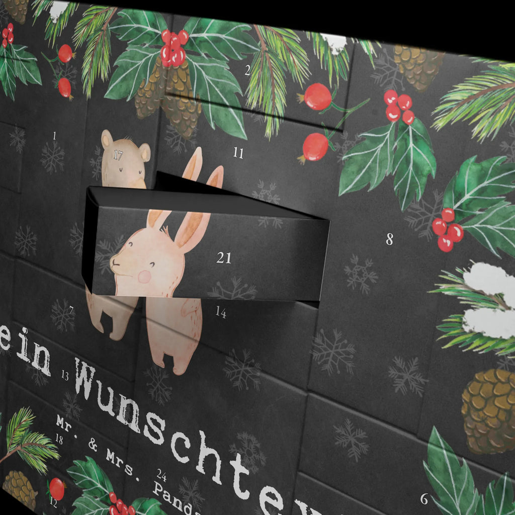  Hare Best Friendship in the World Befüllbarer Adventskalender, Adventskalender Zum Selbst Befüllen, Geschenkidee, Geschenk, Schenken, Mitbringsel, Geburtstag, Geburtstagsgeschenk, für, Danke, Dankeschön, Bedanken, Freude machen, Geschenktipp, Freund, Bff, Kumpel, Freundschaft, Best Friends, Freunde Fürs Leben, Freundin, Clique, Bae, Freunde