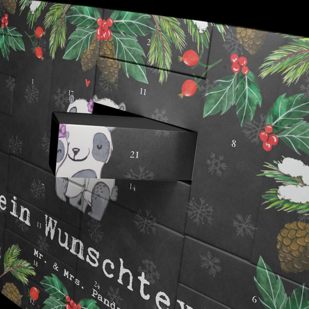  panda best wife in the world Adventskalender Zum Selbst Befüllen, Befüllbarer Adventskalender, Geschenkidee, Geschenk, Schenken, Mitbringsel, Geburtstag, Geburtstagsgeschenk, für, Danke, Dankeschön, Bedanken, Freude machen, Geschenktipp, Kleinigkeit, Frau, Ehepartner, Hochzeit, Freundin, Partnerin, Beste, Ehe, Ehefrau, Gattin, Liebling, Traumfrau, Lebensgefährtin, Braut