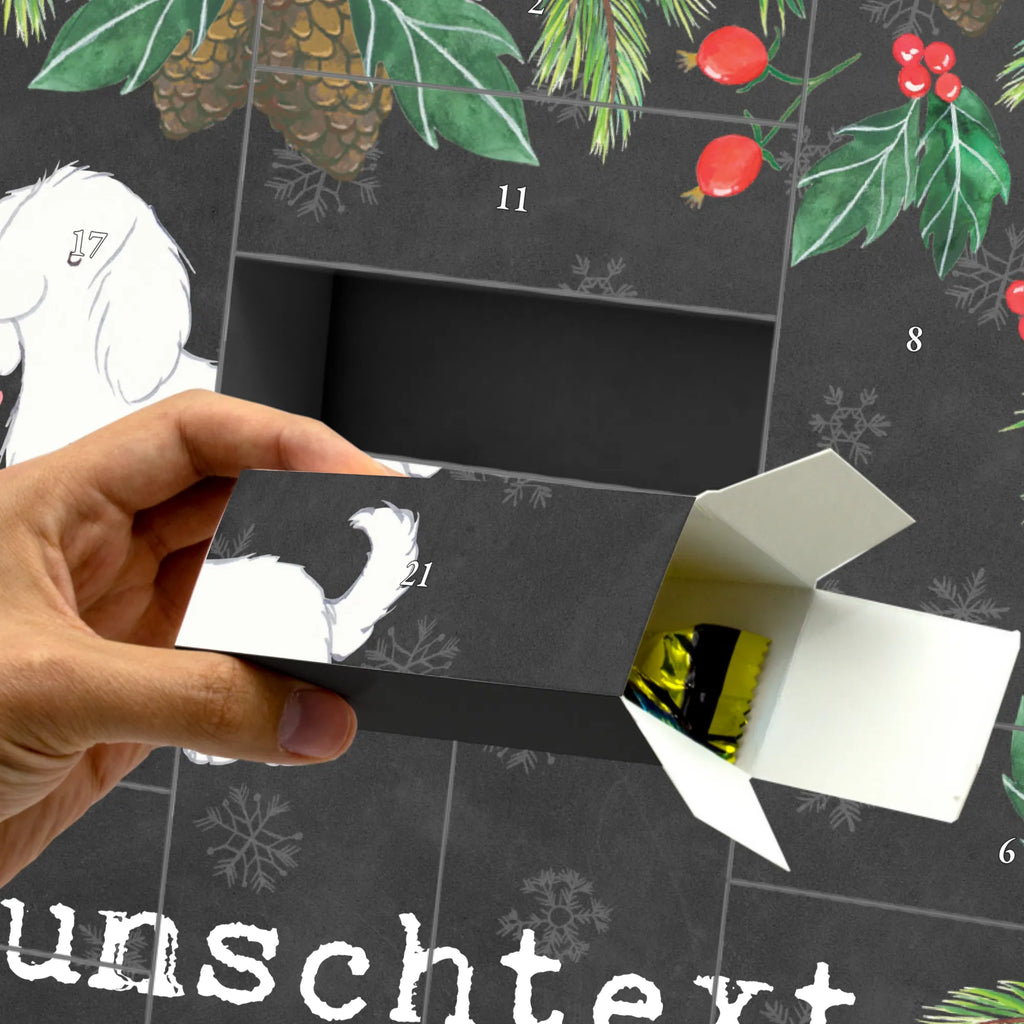  Bolończyk chwila Adventskalender Zum Selbst Befüllen, Befüllbarer Adventskalender, Geschenk, Schenken, Hund, Hunderasse, Rassehund, Hundebesitzer, Tierfreund, Welpe, Bologneser