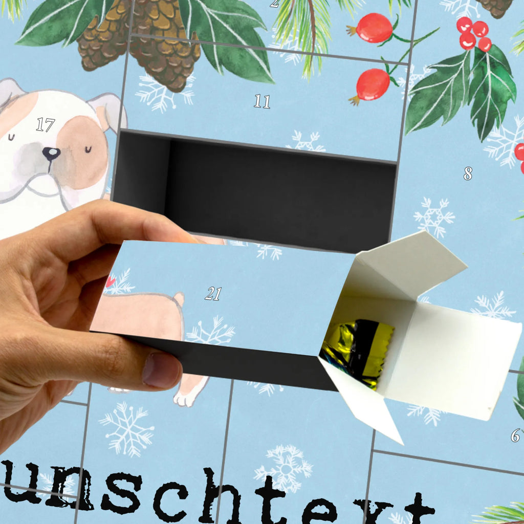  Buldog angielski chwila Adventskalender Zum Selbst Befüllen, Befüllbarer Adventskalender, Geschenk, Schenken, Hund, Hunderasse, Rassehund, Hundebesitzer, Tierfreund, Welpe, Englische Bulldogge