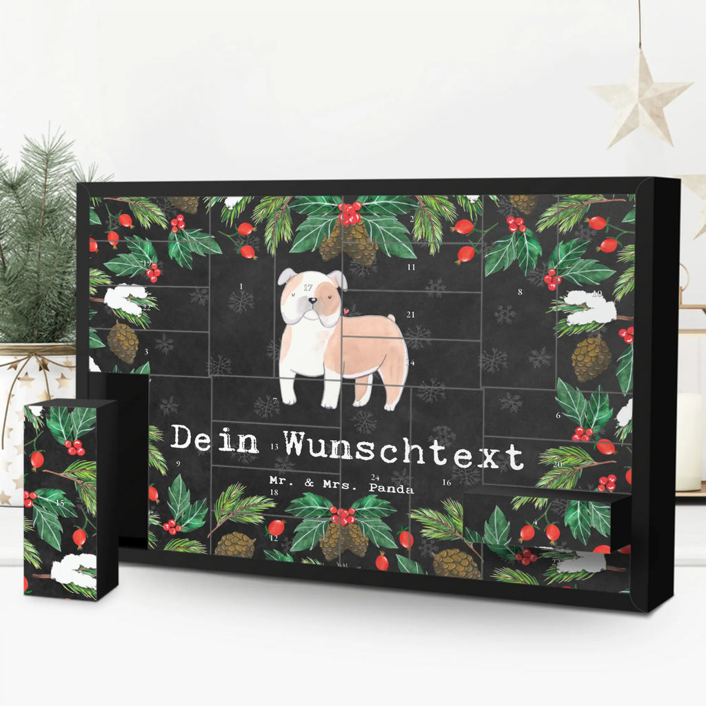  Buldog angielski chwila Adventskalender Zum Selbst Befüllen, Befüllbarer Adventskalender, Geschenk, Schenken, Hund, Hunderasse, Rassehund, Hundebesitzer, Tierfreund, Welpe, Englische Bulldogge