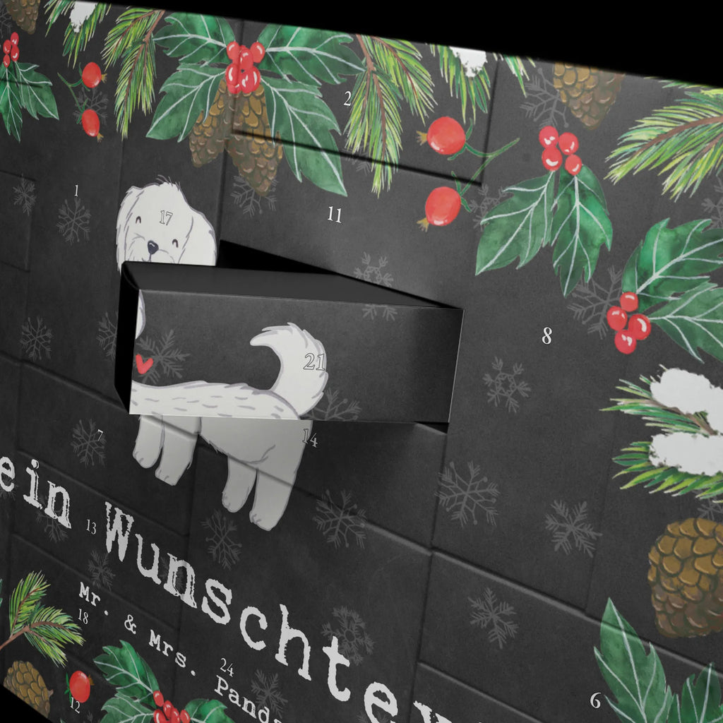  Maltańczyk Chwila Befüllbarer Adventskalender, Adventskalender Zum Selbst Befüllen, Geschenk, Schenken, Hund, Hunderasse, Rassehund, Hundebesitzer, Tierfreund, Welpe, Malteser