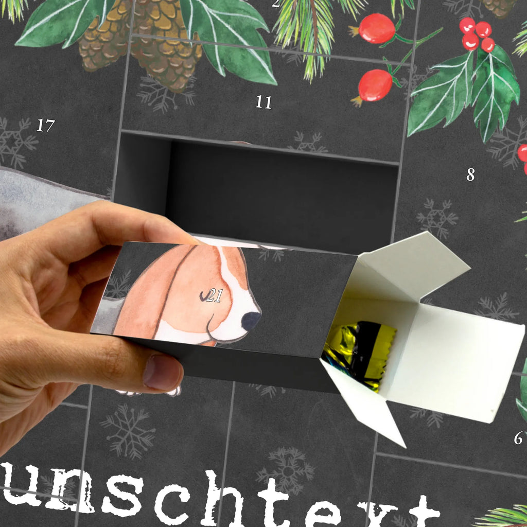 Personalisierter Befüllbarer Adventskalender Basset Hound Moment Befüllbarer Adventskalender, Adventskalender Zum Selbst Befüllen, Geschenk, Schenken, Hund, Hunderasse, Rassehund, Hundebesitzer, Tierfreund, Welpe, Basset Hound, Basset