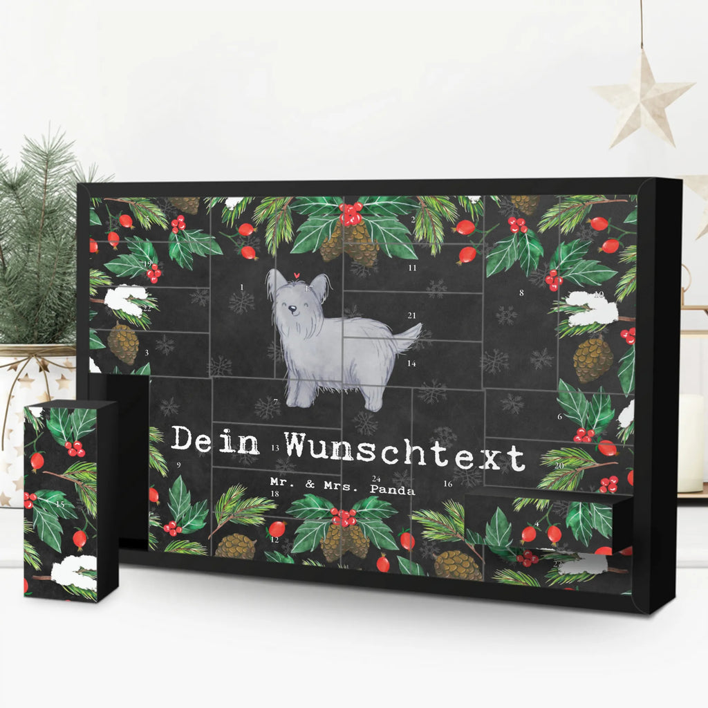 Personalisierter Befüllbarer Adventskalender Skye Terrier Moment Adventskalender Zum Selbst Befüllen, Befüllbarer Adventskalender, Geschenk, Schenken, Hund, Hunderasse, Rassehund, Hundebesitzer, Tierfreund, Welpe, Terrier, Skye Terrier