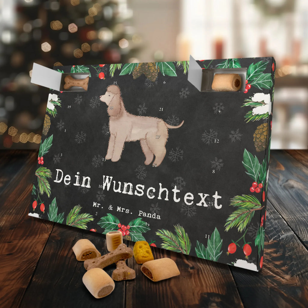  Irlandzki spaniel wodny Chwila Hunde Adventskalender, Geschenk, Schenken, Hund, Hunderasse, Rassehund, Hundebesitzer, Tierfreund, Welpe, Jagdhund, Irish Water Spaniel