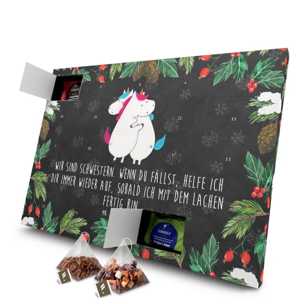 Tee Adventskalender Einhörner Umarmen Adventskalender mit Tee, Adventskalender, Tee Adventskalender, Einhorn, Einhorn Deko, Einhörner, Unicorn, Sister, Schwester, Freundin, Familie, BFF, Freundinnen, Schwestern, Geschwister, Liebe