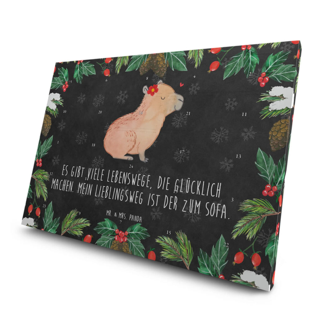 Tee Adventskalender Capybara Blume Tee Adventskalender, Adventskalender mit Tee, Adventskalender, Tiermotive, Tiere, Gute Laune, Lustige Sprüche, Capybara