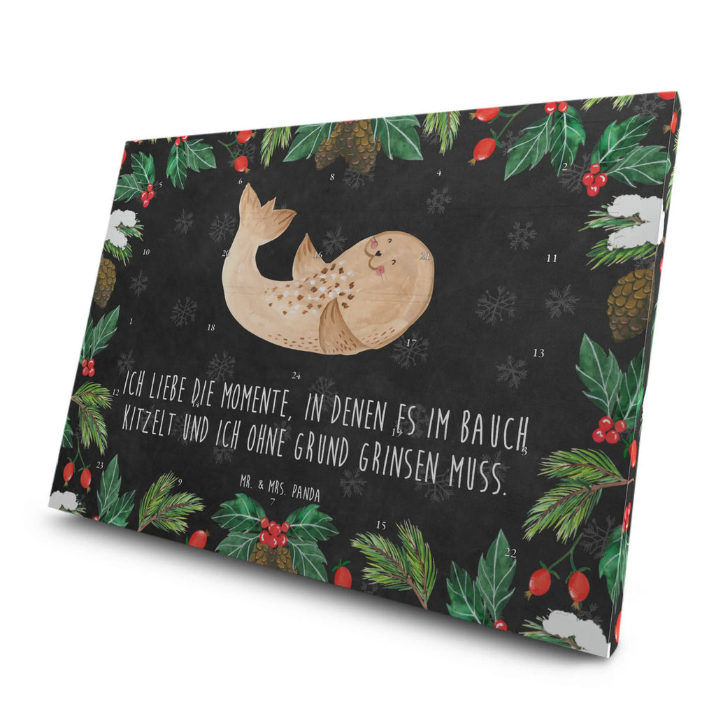 Tee Adventskalender Robbe Liegen Adventskalender, Adventskalender mit Tee, Tee Adventskalender, Tiermotive, Tiere, Gute Laune, Lustige Sprüche, Ostsee, Seehund, Nordsee, Meerestier, Freude, Lachen, Robben, Strand, Robbe