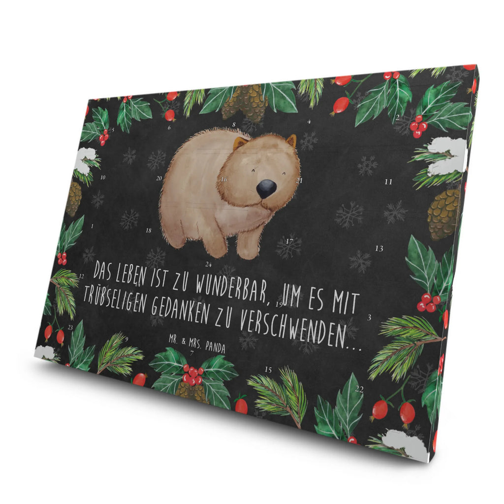 Tee Adventskalender Wombat Adventskalender, Adventskalender mit Tee, Tee Adventskalender, Tiermotive, Tiere, Gute Laune, Lustige Sprüche, Australien, Motivation, Wombat, Spruch, Das Leben Ist schön