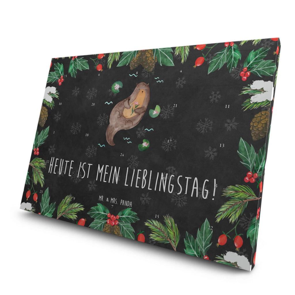 Tee Adventskalender Otter Seerose Tee Adventskalender, Adventskalender, Adventskalender mit Tee, Seeotter, Otter, Fischotter, Otter Seeotter See Otter