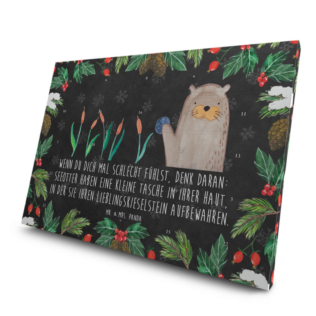 Tee Adventskalender Otter Stein Adventskalender, Adventskalender mit Tee, Tee Adventskalender, Seeotter, Otter, Fischotter, Otter Seeotter See Otter
