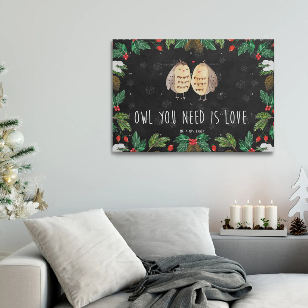 Tee Adventskalender Eulen Liebe Tee Adventskalender, Adventskalender mit Tee, Adventskalender, Eule, Owl, All You Need Is Love, Freundin Geschenk, Liebe, Eule Deko, Wortspiel Lustig, Freund, Hochzeit Spruch, Liebe Spruch