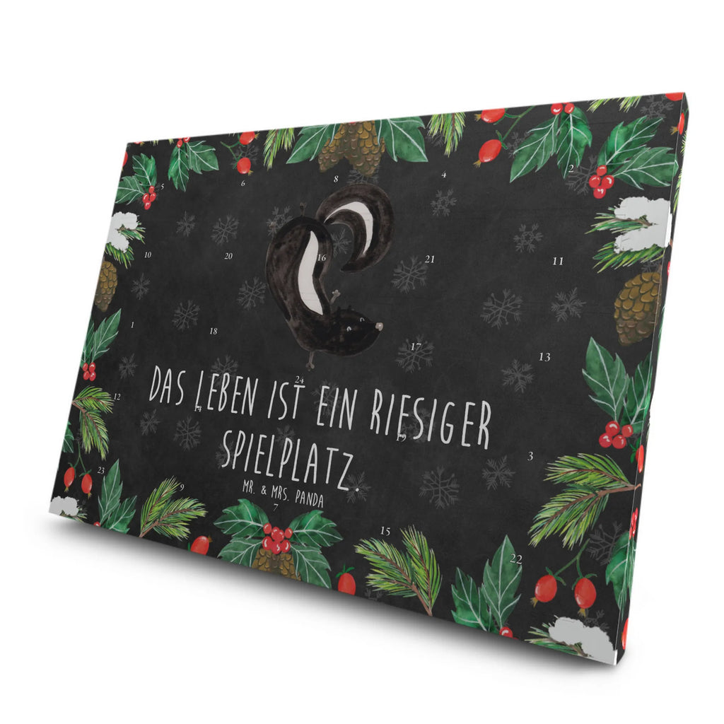 Tee Adventskalender Stinktier Handstand Adventskalender, Tee Adventskalender, Adventskalender mit Tee, Skunk, Stinktier, Kind, Stinker, Raubtier, Spielplatz, Wildtier, Stinki, Verpielt