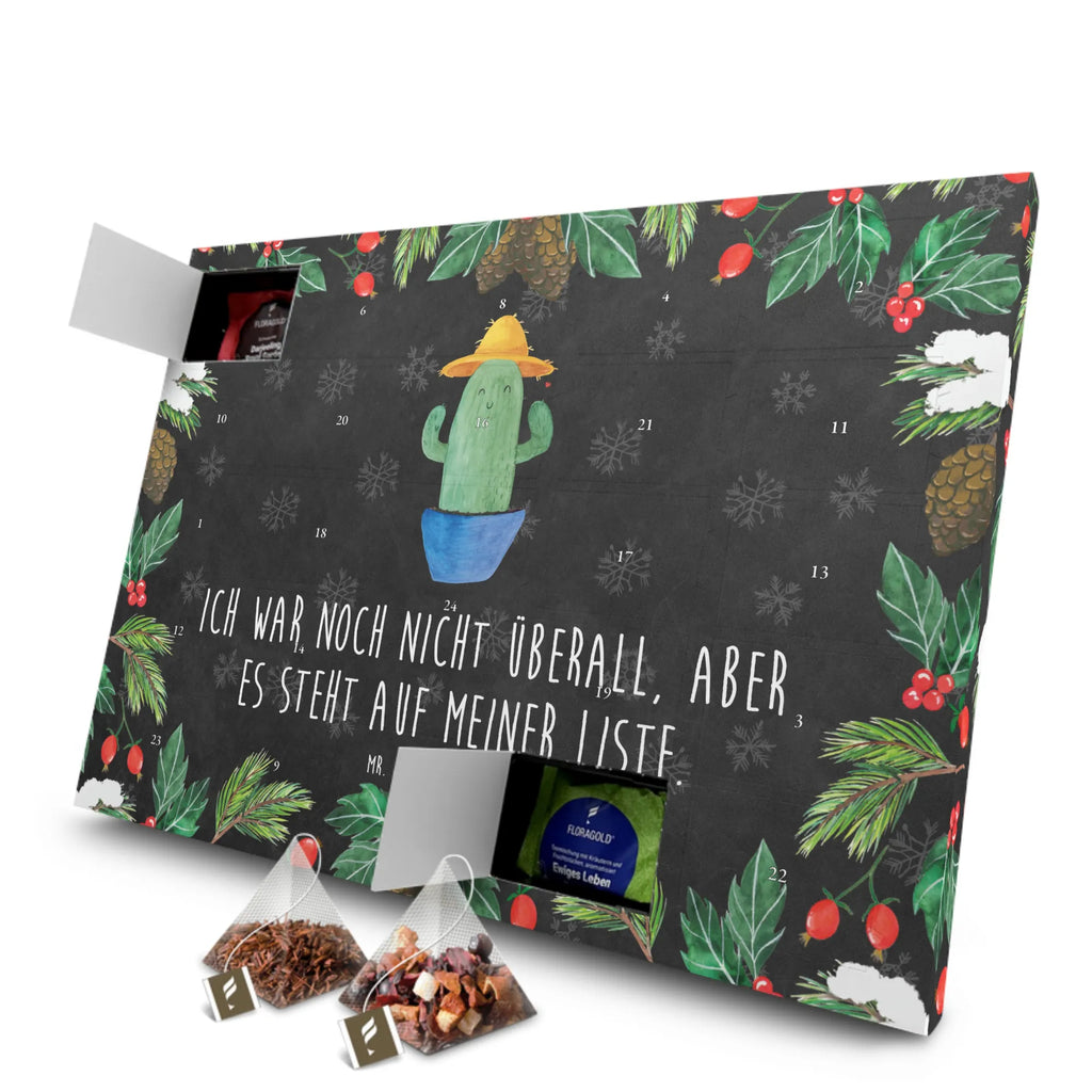 Tee Adventskalender Kaktus Hut Tee Adventskalender, Adventskalender, Adventskalender mit Tee, Kaktus, Kakteen, Städtetrip, Spruch, Weltreise, Reisen, Weltenbummler, Geschenkidee, Reisetagebuch, Motivation, Kaktusliebe