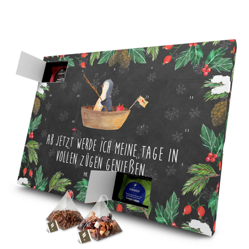 Tee Adventskalender Pinguin Angelboot Adventskalender mit Tee, Tee Adventskalender, Adventskalender, Pinguin, Genießen, Neuanfang, Angelboot, Angeln, Trennung, Boot, Geschenkidee Liebeskummer, Lebenslust, Neustart, Motivation, Leben, Scheidung, Pinguine